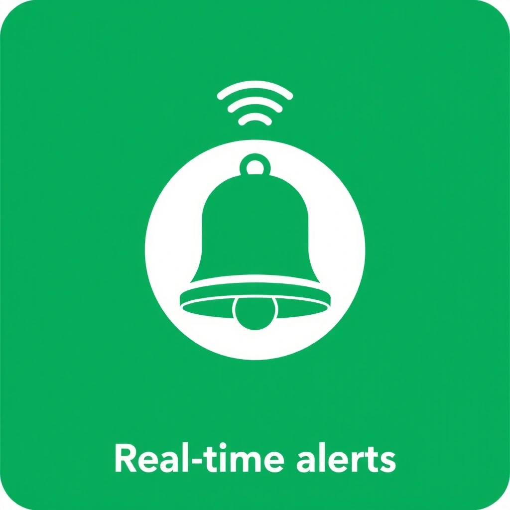 Icon representing real-time alerts